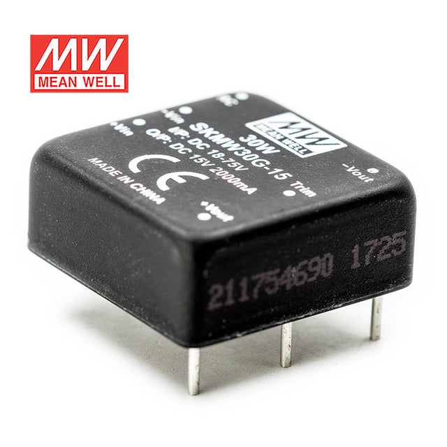 Mean Well SKMW30G-15 DC-DC Converter - 30W - 18~75V in 15V out