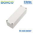 Boxco S-Series 3.15 x 9.84 x 2.76 Inches(80x250x70mm) Plastic Enclosure, IP67, IK08, ABS, Grey Cover, Screw Type