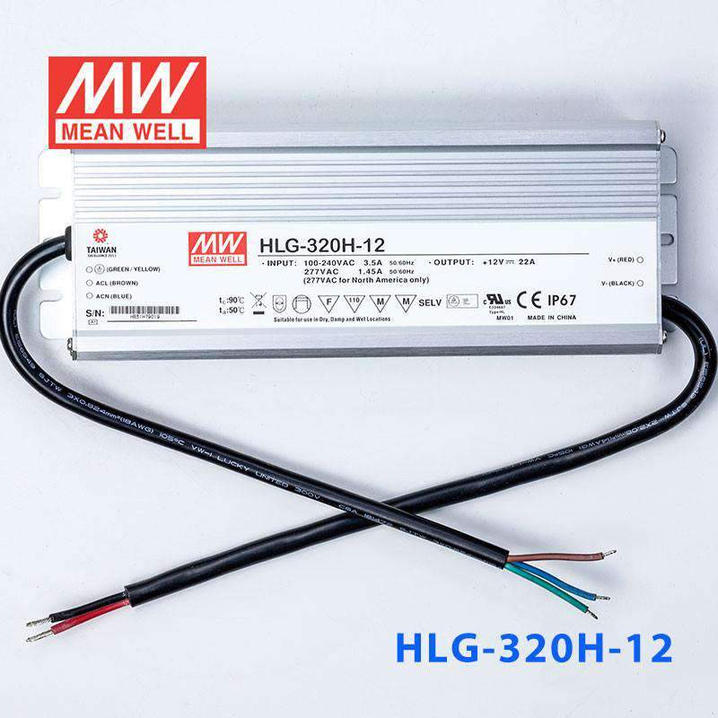Mean Well HLG-320H-12 Power Supply 264W 12V 22A - PHOTO 2