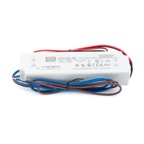 Mean Well LPV-60-48 LED Driver — 60W 48V 1.25A IP67 Waterproof - PHOTO 1