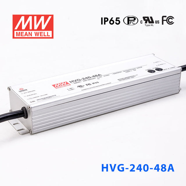 Mean Well HVG-240-48AB LED Power Supplies 240W 48V 5A CV + CC IP65