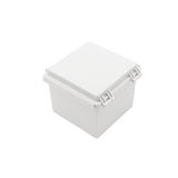 Boxco P-Series 5.91 x 5.91 x 4.72 Inches(150 x 150 x 120mm) Plastic Enclosure, IP67, IK08, ABS, Grey Cover, Molded Hinge and Latch Type - PHOTO 1
