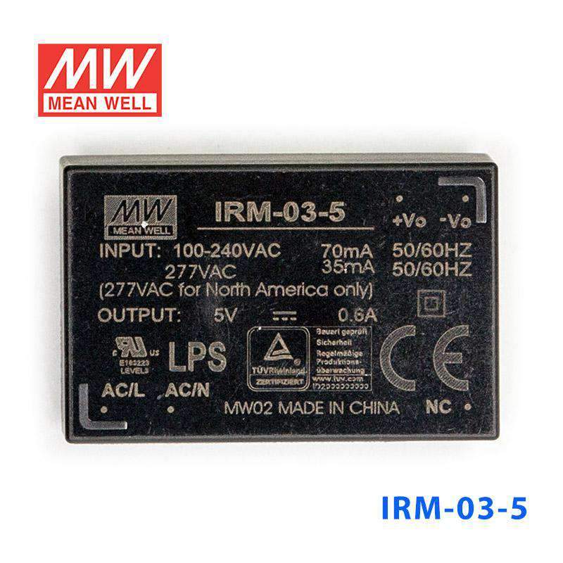 Mean Well IRM-03-5 Switching Power Supply 3W 5V 600mA - Encapsulated - PHOTO 2