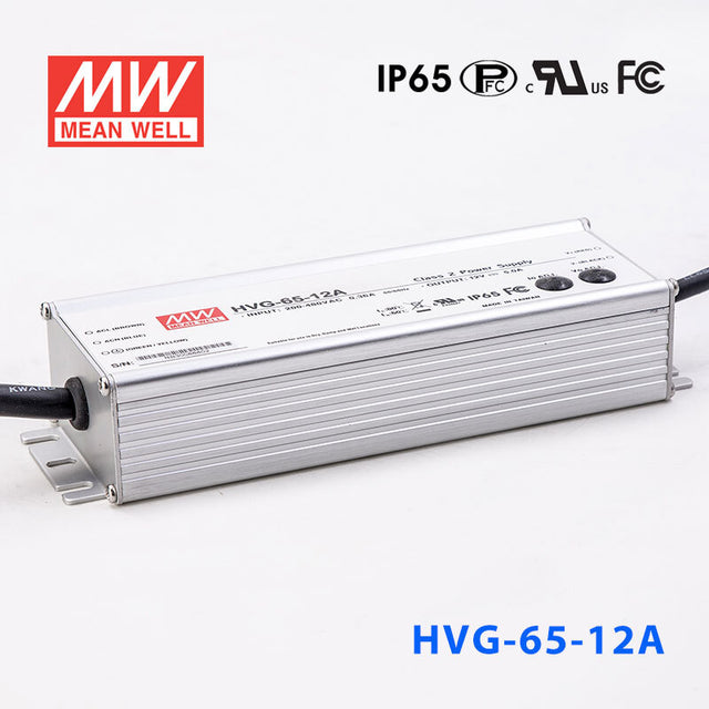 Mean Well HVG-65-12A Power Supply 60W 12V - Adjustable