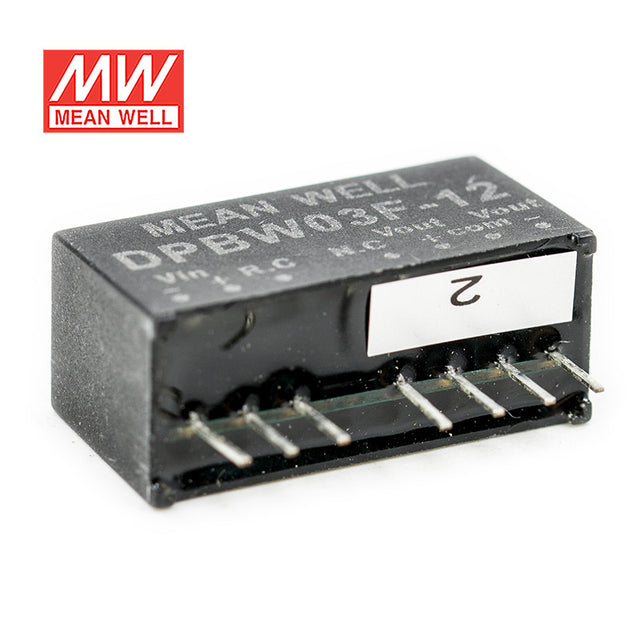 Mean Well DPBW03F-12 DC-DC Converter - 3W - 9~36V in ±12V out