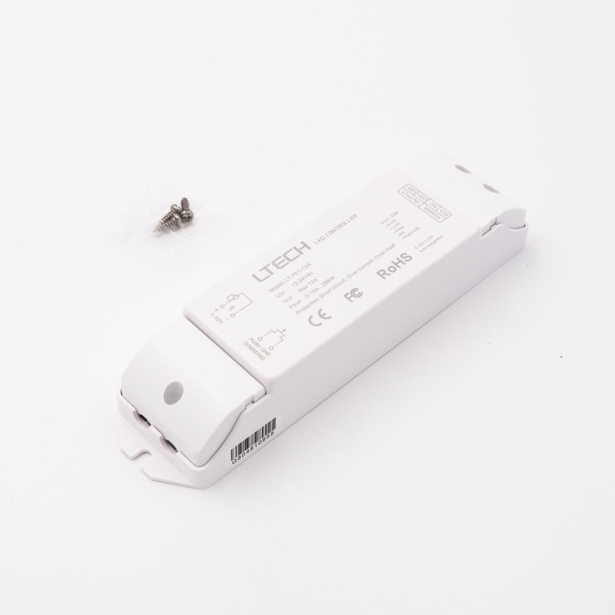 Ltech LT-701-12A Constant Voltage Controller - 0-10V/Push Dimmable - PHOTO 1