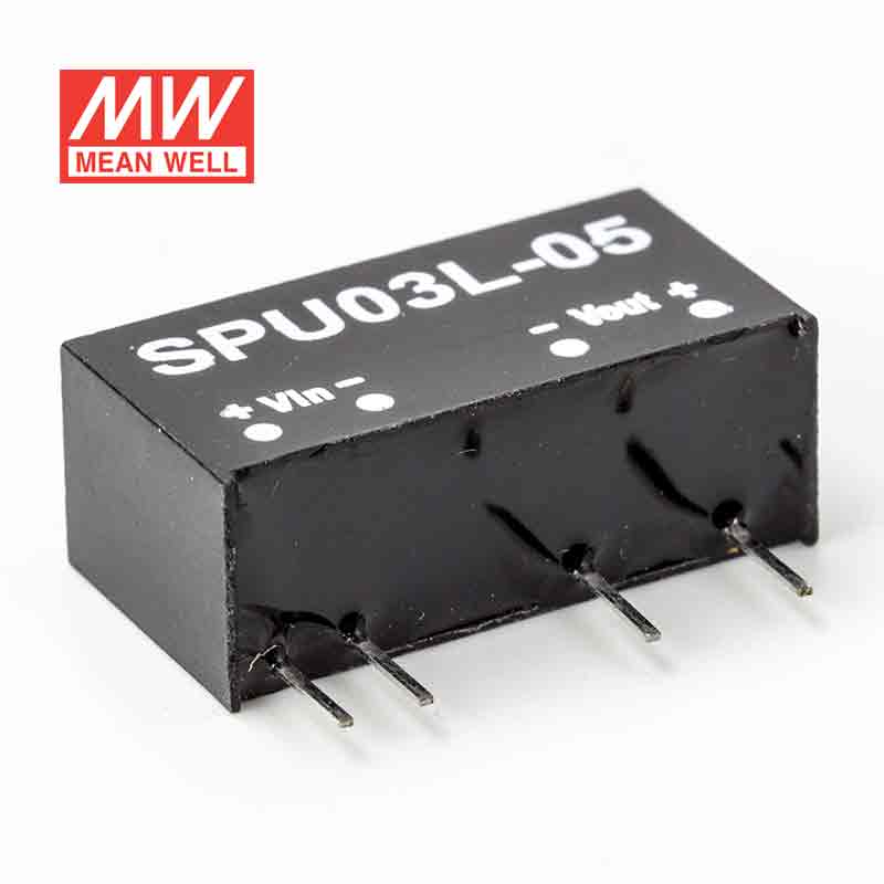 Mean Well SPU03L-05 DC-DC Converter - 3W - 4.5~5.5V in 15V out