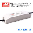 Mean Well HLN-80H-12B Power Supply 60W 12V - IP64, Dimmable