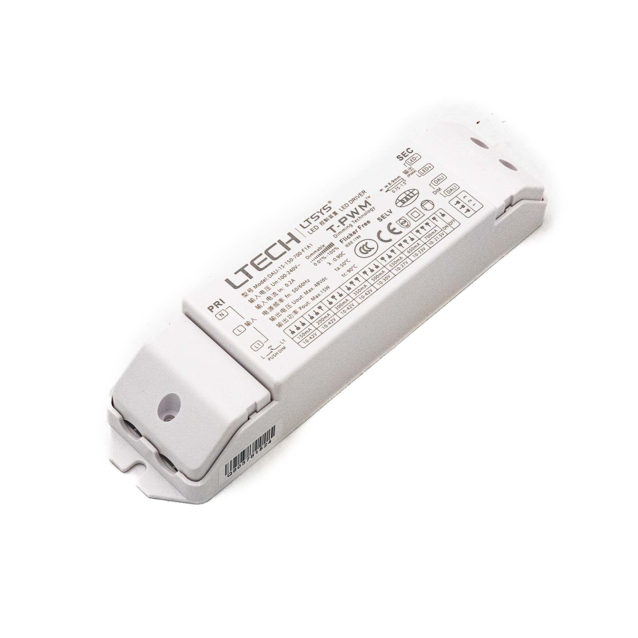 Ltech DALI-15-150-700-F1A1 15W 150mA ~ 700mA Dali LED Driver