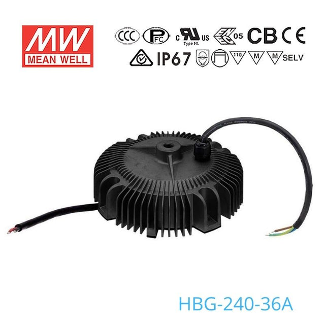 Mean Well HBG-240-36A Power Supply 240W 36V - Adjustable 6.7A