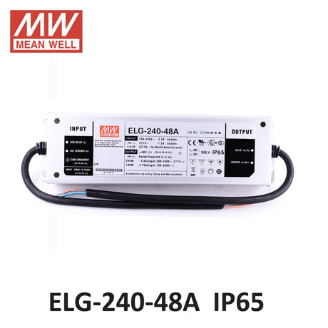 Mean Well ELG-240-48D2 AC-DC Single output LED Driver Mix Mode (CV+CC) with PFC 5A