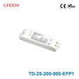 LTECH TD-25-200-900-EFP1 25W 200mA ~ 900mA CC Triac LED Driver - Selectable Output