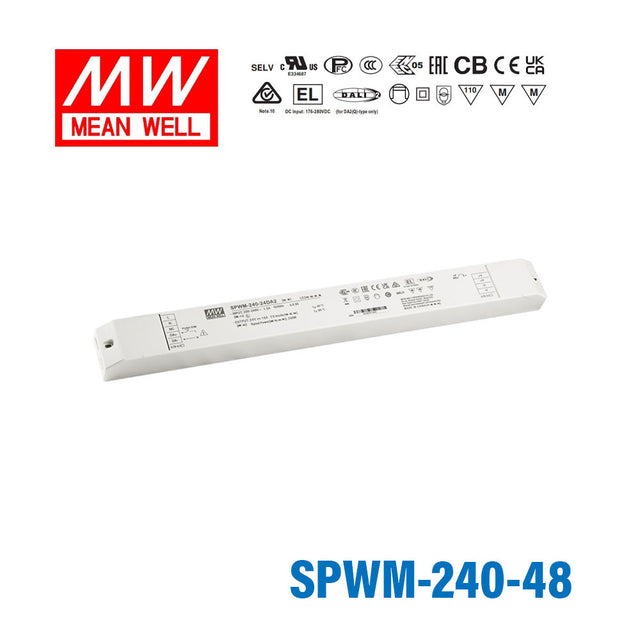 MEAN WELL SPWM-240-48 240W 48V CV LED Driver