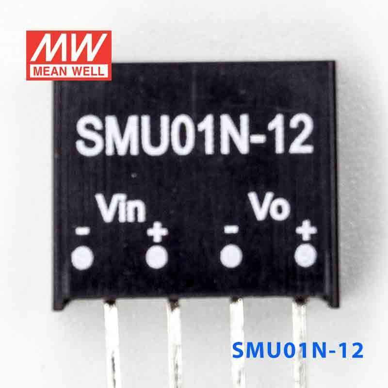 Mean Well SMU01N-12 DC-DC Converter - 1W - 21.6~26.4V in 12V out - PHOTO 2