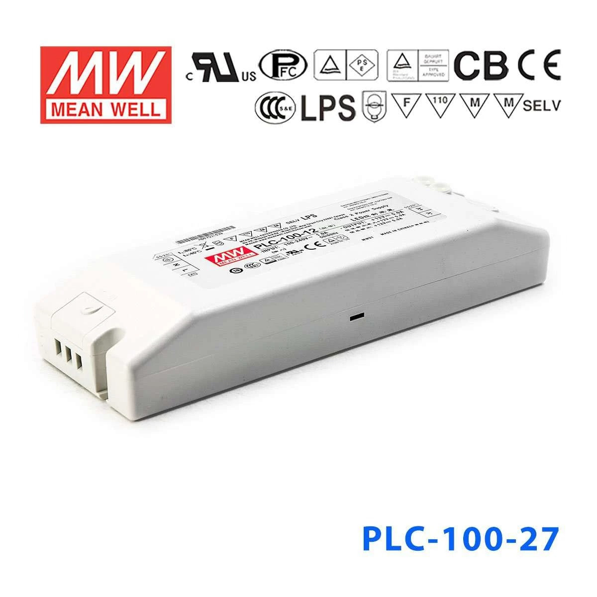 Mean Well PLC-100-27 Power Supply 100W 27V - PFC