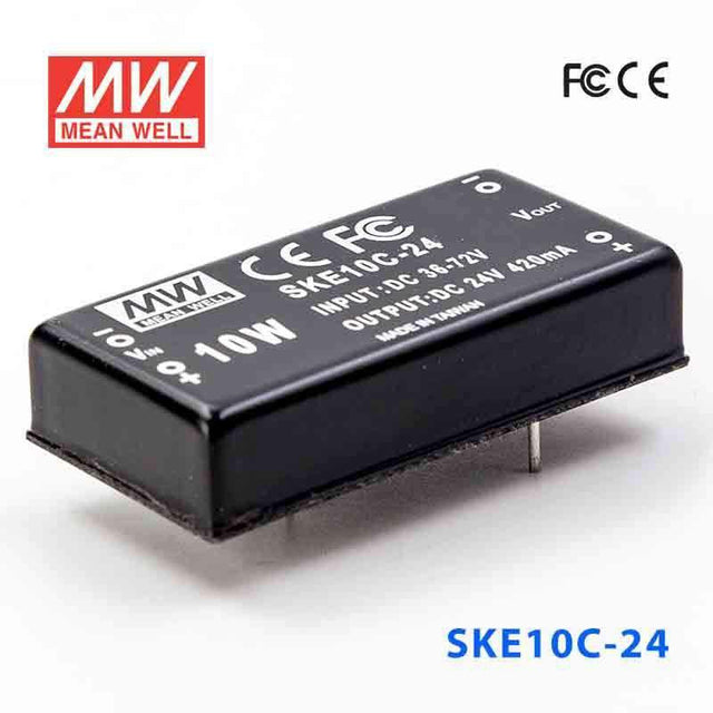 Mean Well SKE10C-24 DC-DC Converter - 10W - 36~72V in 24V out