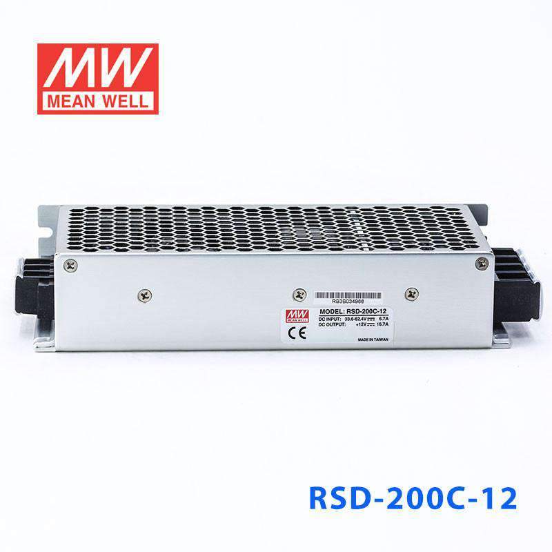 Mean Well RSD-200C-12 DC-DC Converter - 200.4W - 33.6~62.4V in 12V out - PHOTO 2