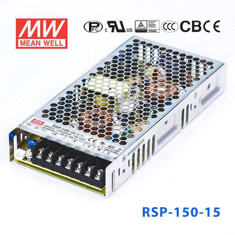 Mean Well RSP-150-15 Power Supply 150W 15V