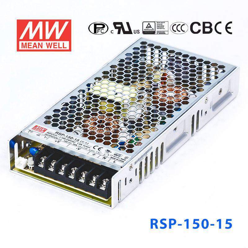 Mean Well RSP-150-15 Power Supply 150W 15V 10A