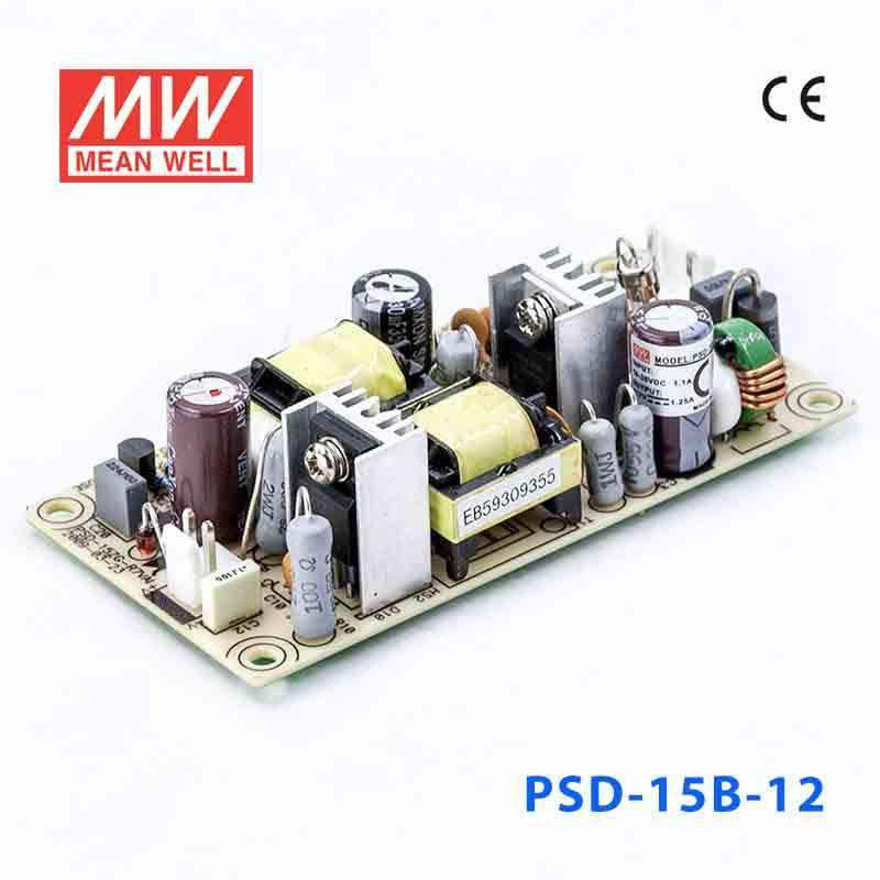 Mean Well PSD-15B-12 DC-DC Converter - 15W - 18~36V in 12V out