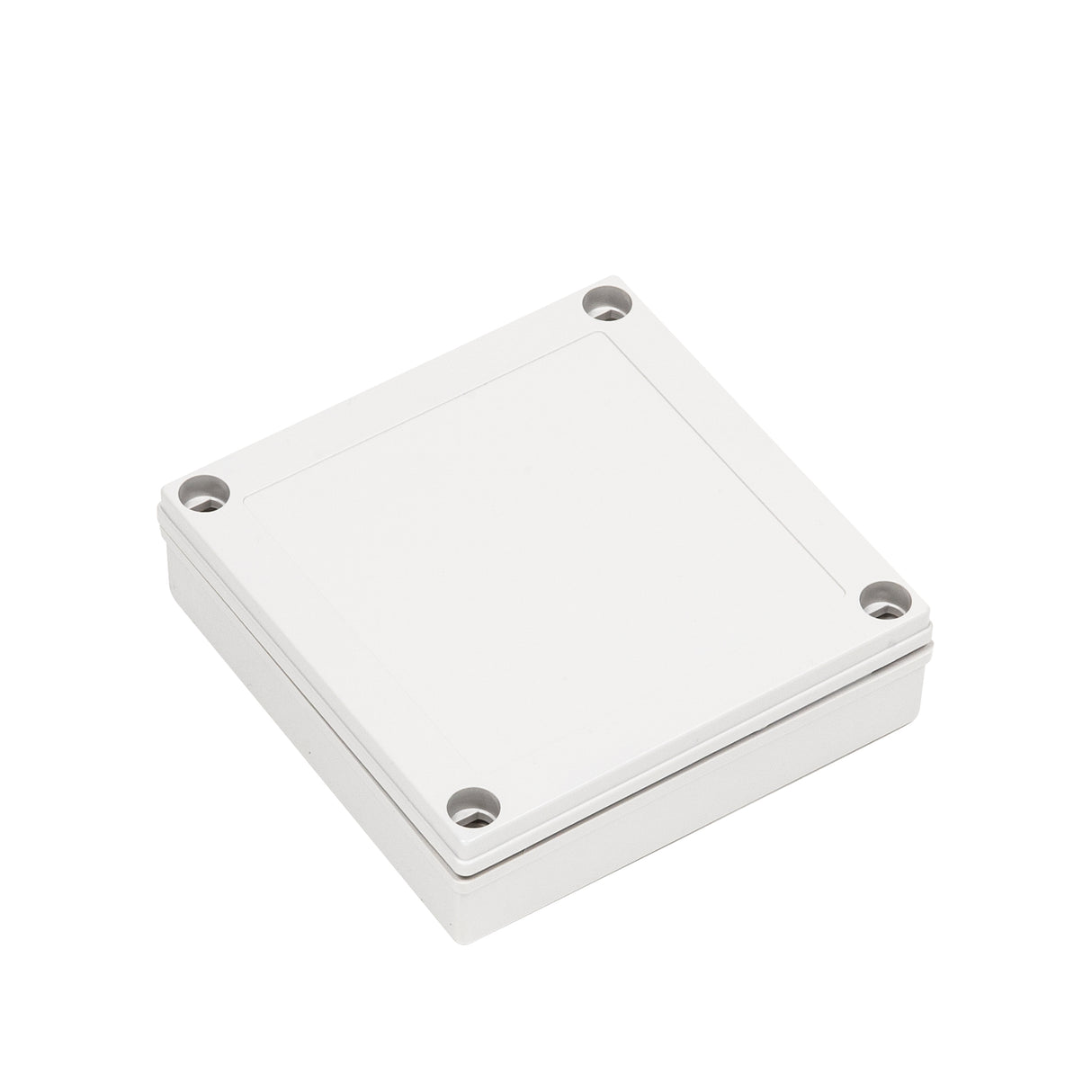 Boxco M-Series 5.12 x 5.12 x 1.38 Inches(130 x 130 x 35mm) Plastic Enclosure, IP67, IK08, PC, Grey Cover, Screw Type - PHOTO 2