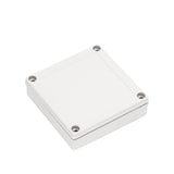 Boxco M-Series 5.12 x 5.12 x 1.38 Inches(130 x 130 x 35mm) Plastic Enclosure, IP67, IK08, PC, Grey Cover, Screw Type - PHOTO 2