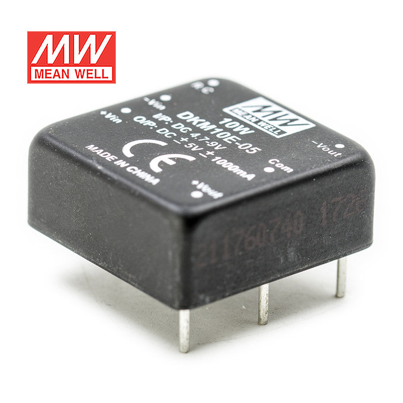 Mean Well DKM10E-05 DC-DC Converter - 10W - 4.7~9V in ±5V out