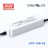 Mean Well LPV-150-24 AC-DC Single output LED Driver Constant Voltage 24Vdc 6.3A