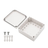 Boxco S-Series 6.3 x 6.3 x 2.76 Inches(160x160x70mm) Plastic Enclosure, IP67, IK08, ABS, Grey Cover, Screw Type - PHOTO 1