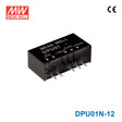 Mean Well DPU01N-12 DC-DC Converter - 1W - 21.6~26.4V in ±12V out 42mA