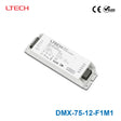 Ltech DMX-75-12-F1M1 75W 12VDC CV DMX LED Driver - DMX dimmable 6.25A