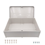 Boxco S-Series 14.96 x 22.05 x 7.09 Inches(380x560x180mm) Plastic Enclosure, IP67, IK08, ABS, Grey Cover, Screw Type - PHOTO 1