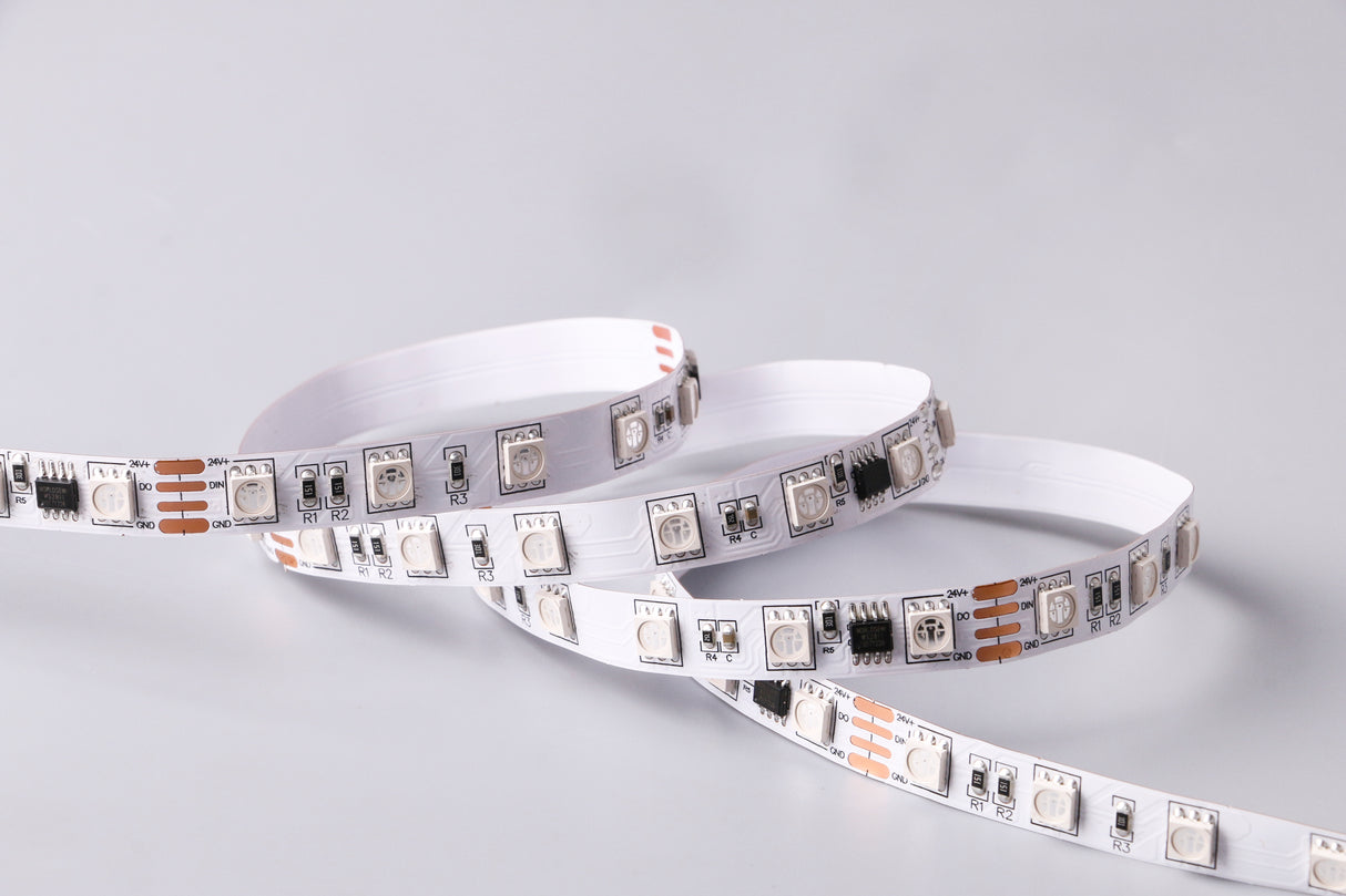 Archilight LED Strip ProPlus RGB SPI Digital Pixel Programmable 60LEDs/m (/3.28Ft) 12W/m (/3.28Ft) 24V IP20 - RGB Multicolour - 5m, 16.4 FT Package, Unit Price showing per metre (per 3.28 Ft) - PHOTO 1