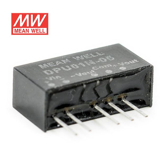 Mean Well DPU01N-05 DC-DC Converter - 1W - 21.6~26.4V in ±5V out