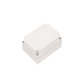 Boxco S-Series 4.92 x 6.89 x 3.94 Inches(125x175x100mm) Plastic Enclosure, IP67, IK08, ABS, Grey Cover, Screw Type - PHOTO 1
