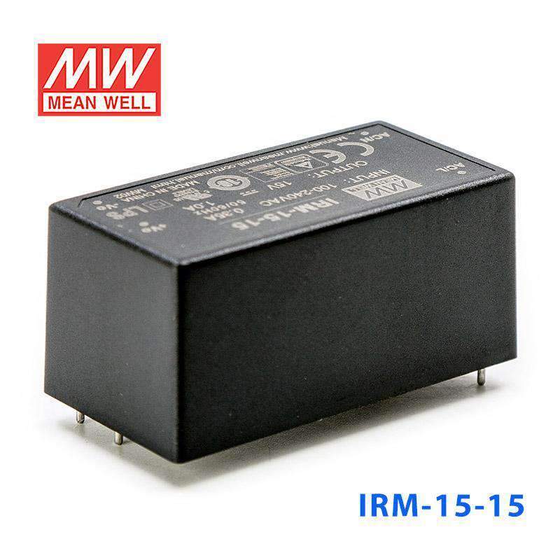 Mean Well IRM-15-15 Switching Power Supply 15W 15V 1A - Encapsulated - PHOTO 1