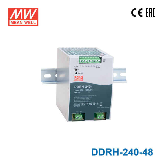 Mean Well DDRH-240-48 Ultra Wide Input DC-DC Converter, 240W 48V 5A