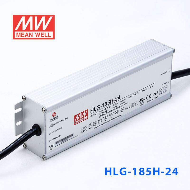 Mean Well HLG-185H-24 Power Supply 185W 24V 7.8A - PHOTO 1