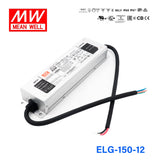 Mean Well ELG-150-12-3Y AC-DC Single output LED Driver Mix Mode (CV+CC) with PFC