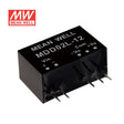 Mean Well MDD02L-12 DC-DC Converter - 2W - 4.5~5.5V in ±12V out