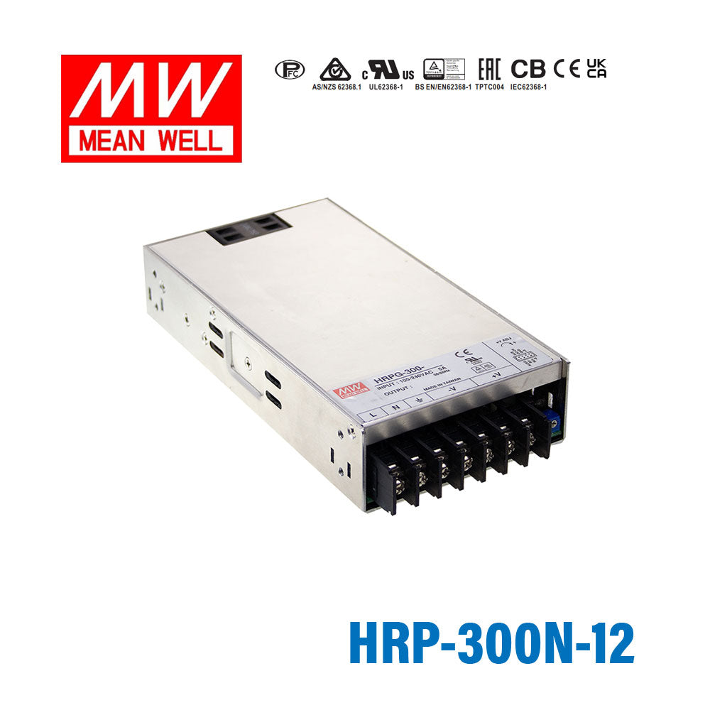 Mean Well HRP-300N-12 High Peak-Power Power Supply 300W 12V 27A