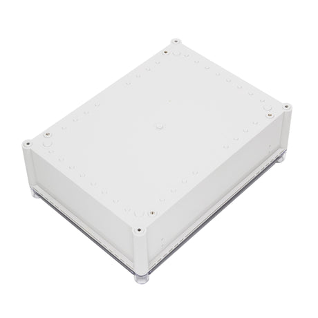Boxco S-Series 11.02 x 14.96 x 5.12 Inches(280x380x130mm) Plastic Enclosure, IP67, IK08, ABS, Transparent Cover, Screw Type - PHOTO 1