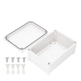 Boxco S-Series 7.48 x 14.96 x 5.12 Inches(190x380x130mm) Plastic Enclosure, IP67, IK08, PC, Grey Cover, Screw Type - PHOTO 2