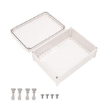Boxco S-Series 11.02 x 14.96 x 5.12 Inches(280x380x130mm) Plastic Enclosure, IP67, IK08, ABS, Grey Cover, Screw Type - PHOTO 3
