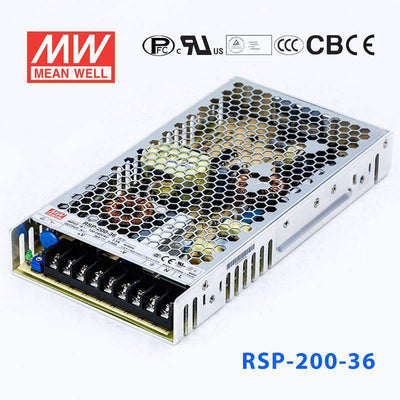 Mean Well RSP-200-36 Power Supply 200W 36V 5.56A