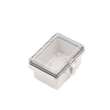 Boxco P-Series 3.54 x 4.72 x 2.76 Inches(90 x 120 x 70mm) Plastic Enclosure, IP67, IK08, ABS, Transparent Cover, Molded Hinge and Latch Type - PHOTO 1