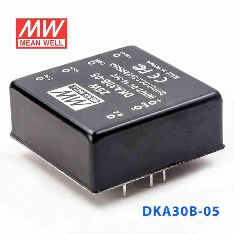 Mean Well DKA30B-05 DC-DC Converter - 25W - 18~36V in ±5V out - PHOTO 1