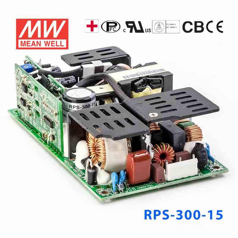 Mean Well RPS-300-15 Green Power Supply W 15V 13.33A - Medical Power Supply