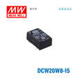 Mean Well DCW20W8-15 DC-DC Converter - 20W 9~75V DC in ±15V out