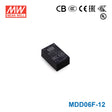 Mean Well MDD06F-12 Medical Grade DC/DC Converter 6W - 9-36V input, 12 and -12V output 500mA